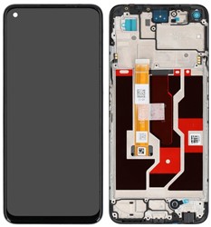 OPPO A96 (4G) (2022) Display LCD Complete With Frame Black (Service-Pack)
