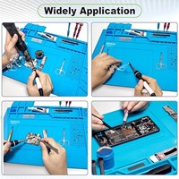 RELIFE (S-160) 45x30cm Soldering Station Repair Mat Magnetic Heat Insulation Silicone Pad Desk Platform-2