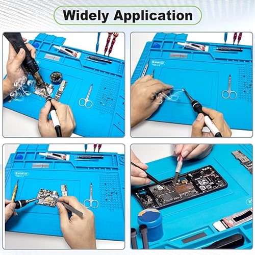 RELIFE (S-160) 45x30cm Soldering Station Repair Mat Magnetic Heat Insulation Silicone Pad Desk Platform-2