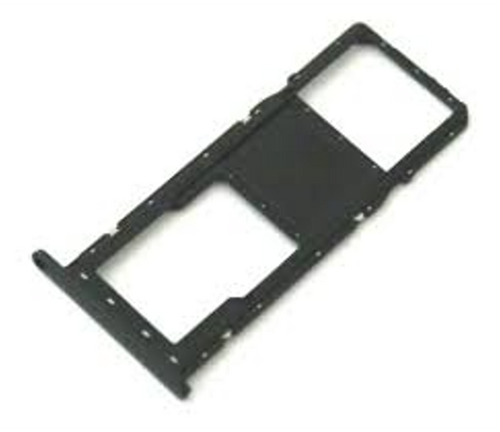 For Samsung Galaxy A01 (A015F) SIM & Memory Card Holder Black