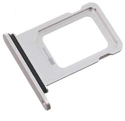 For Apple iPhone 14 Pro, 14 Pro Max Sim Card Holder White