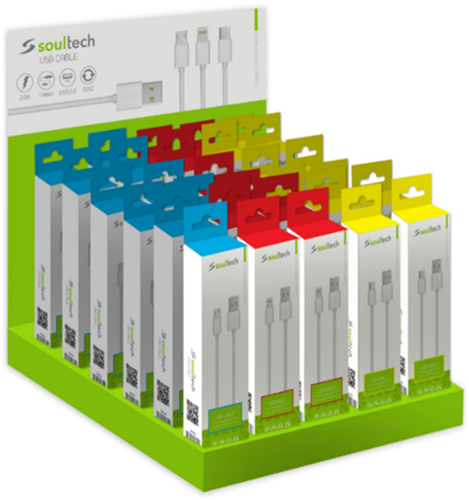 Soultech iPhone to USB A DK051 + Type-C to USB A DK052 Cable (15+15)