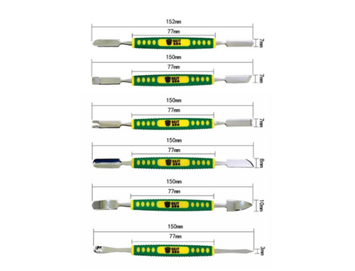 Prying Opening Tool Dual Ends Metal Spudger Set 6 Pcs