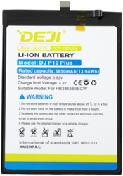 Huawei P10 Plus, Mate 20 Lite, Honor 20, Honor 20s, Honor 8X, Honor Play, View 10, View 10 Lite, Nova 5T, Nova 3, Nova 4 (HB386589ECW) DEJI Battery (OEM-Equivalent)