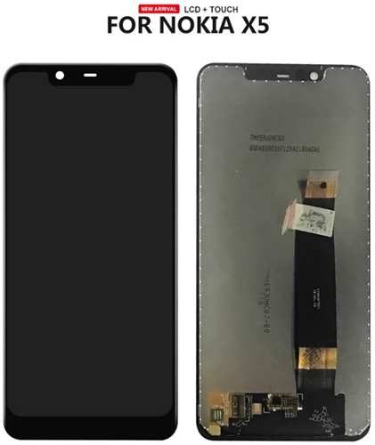 Nokia 5.1 Plus (X5) TA-1105 Display LCD Without Frame Black (OEM)