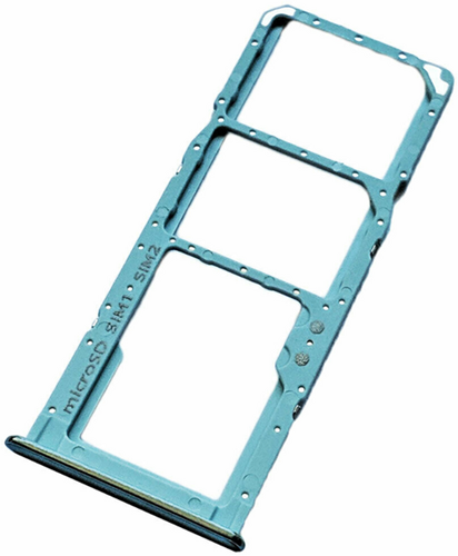 For Samsung Galaxy A71 (A715F) SIM & Memory card Holder Blue