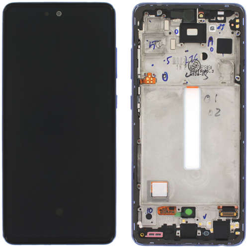 Samsung Galaxy A52s (A528B) Display LCD Complete With Frame Awesome Violet (Service-Pack)