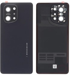 Oppo Find X5 (CPH2307) Back Cover With Camera Lens Black (OEM)