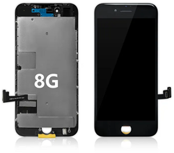 For Apple iPhone 8, SE (2020), SE 3 (2022) Display LCD Black (ZY-Premium)