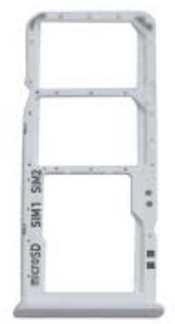 For Samsung Galaxy A30s (A307) SIM Card Holder White