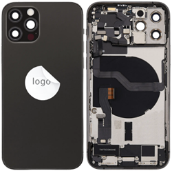 For Apple iPhone 12 Pro Max Rear Houisng With Small Parts Graphite (Pulled)