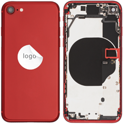 For Apple iPhone 8 Plus Rear Housing With Small Parts Red (OEM)