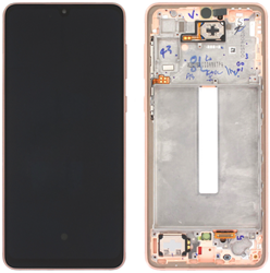 Samsung Galaxy A33 (A336B) Display LCD Complete With Frame Gold (Service-Pack)