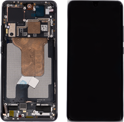 Xiaomi 12, 12X, 12s Display LCD With Frame (5600030L3A00) Black (Service-Pack)