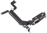 For Apple iPhone 14 Pro Max Charging Connector Flex Black (Pulled)-2