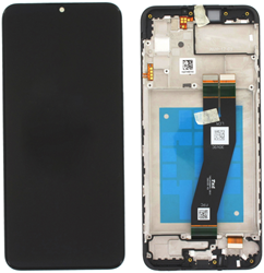 Samsung Galaxy A02S (A025) Display LCD Complete With Frame Black (Service Pack)