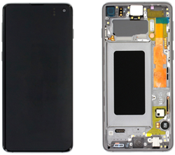 Samsung Galaxy S10 (G973F) Display LCD Complete Prism Black (Service-Pack)