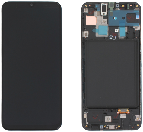 Samsung Galaxy A30 (A305F) Display LCD Complete Black (Service Pack)