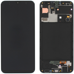 Samsung Galaxy A30s (A307F) Display LCD Complete Black (Service Pack)
