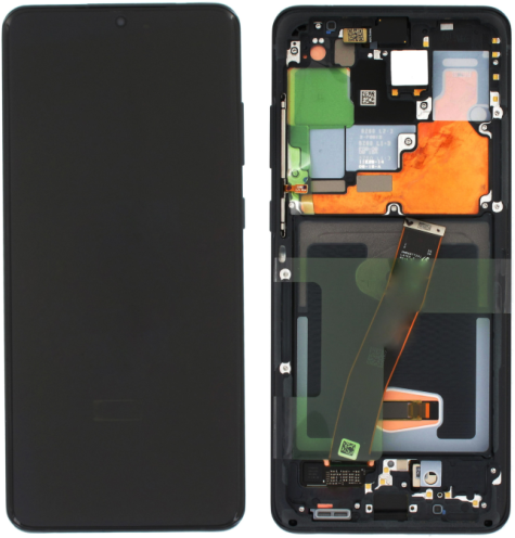 Samsung Galaxy S20 Ultra (G988B) Display LCD With Frame Cosmic Black (SOFT OLED)