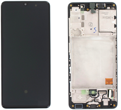 Samsung Galaxy A41 (A415F) Display LCD Complete Black (Service Pack)