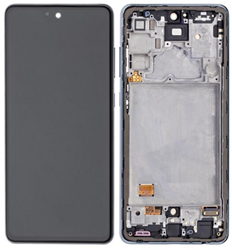 Samsung Galaxy A72 (SM-A725F), A72 (SM-A726B) Display LCD Complete With Frame Black (Service-Pack)