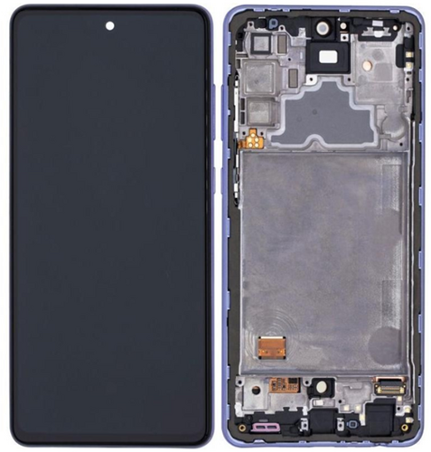 Samsung Galaxy A72 4G (A725F), A72 5G (A726B) Display LCD Complete Violet (Service Pack)