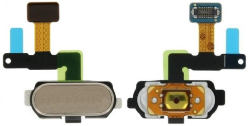 Samsung Galaxy J5 2017 (J530), J7 2017 (J730) Home button flex cable incl. Fingerprint sensor gold