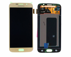 Samsung Galaxy S6 (G920F) Display LCD Gold (Service Pack)
