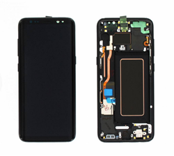 Samsung Galaxy S8 (G950F) Display LCD Complete Black (Service Pack)