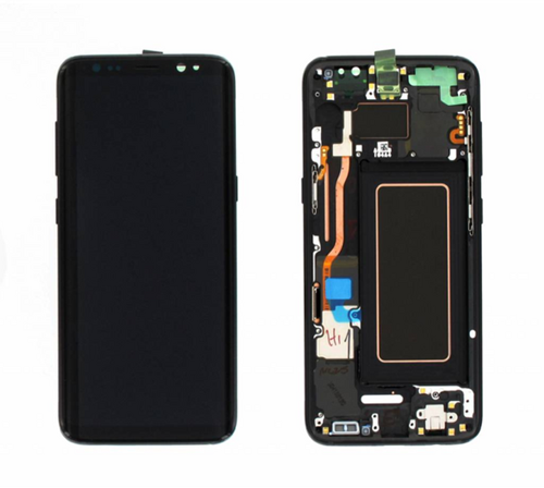 Samsung Galaxy S8 (G950F) Display LCD Complete Black (Service Pack)
