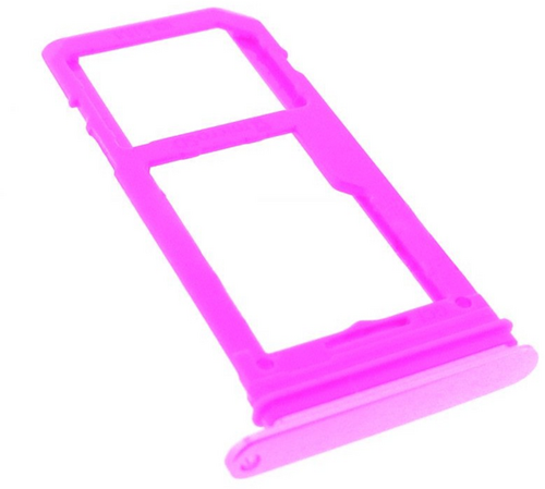 For Samsung Galaxy S8 Plus (G955) Sim en SD Card Holder Pink