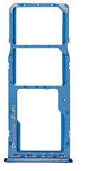 SIM & Memory card Holder for Samsung Galaxy A7 (2018) A750 Dual SIM BLUE