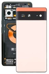 Google Pixel 6 (G9S9B16) Back Cover + Camera Lens + Glass Strips Kinda Coral