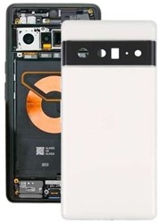 Google Pixel 6 Pro (G8VOU) Back Cover + Camera Lens + Glass Strips Cloudy White