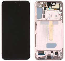Samsung Galaxy S22 Plus (S906B) Display LCD Complete With Frame Pink Gold (Service Pack)