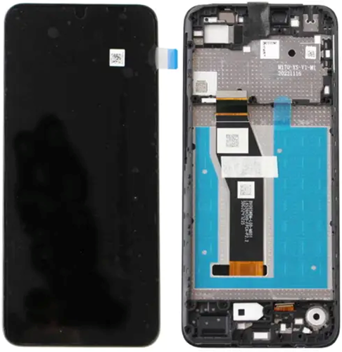 Motorola Moto E13 (XT2345-3) Display LCD With Frame Black (Refurbished)