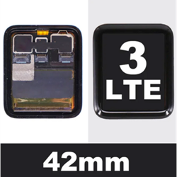 For Apple Watch Series 3 42mm (A1889) Display LCD Black LTE Version GPS + Cellular (OEM)