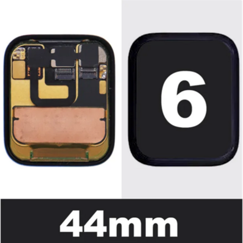 For Apple Watch Series 6 44mm (A2376) Display LCD Black (Pulled)