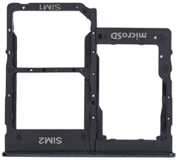 For Samsung Galaxy A40 (A405) Sim & Memory Card Holder Black