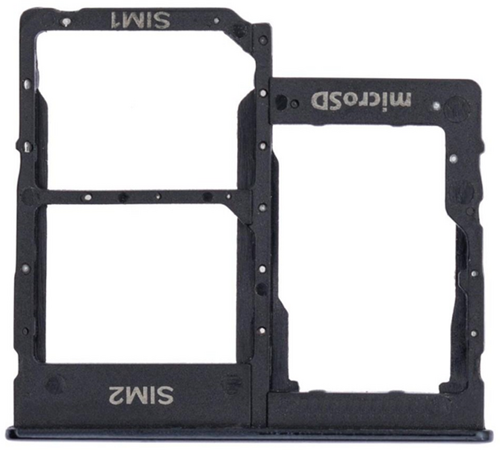 For Samsung Galaxy A40 (A405) Sim & Memory Card Holder Black