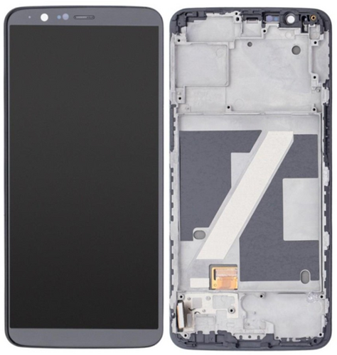 OnePlus 5T Display LCD With Frame Black (OEM-Equivalent)