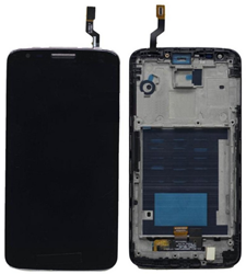 For LG G2 Display LCD With Frame Black