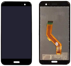 For HTC U11 Display LCD Black