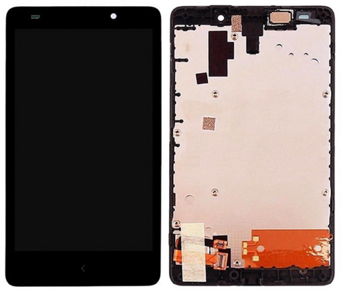 For Nokia XL RM Display LCD With Frame Black