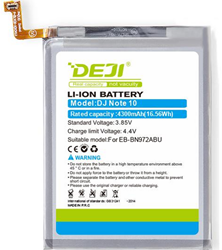 DEJI Battery (Model EB-BN970ABU) compatible with Samsung Galaxy Note 10 (N970) (OEM-Equivalent)