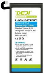 DEJI Battery (Model EB-BA300ABE) compatible with Samsung Galaxy A3 2015 (A300) (OEM-Equivalent)