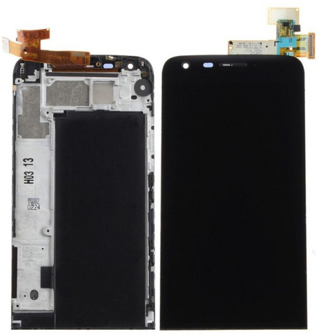 LG G5 (H850) Display LCD With Frame Black (Service-Pack)