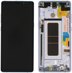 Samsung Galaxy Note 8 (SM-N950) Display LCD Complete With Frame Blue (Service-Pack)