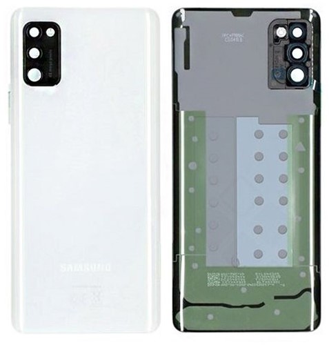 Samsung Galaxy A41 (A415F) Back Cover With Camera Lens White (OEM)